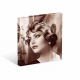 PhotoCrystal - Laminated Photo Glass Square Sepia – Ready-to-Mount with Adhesive Backing