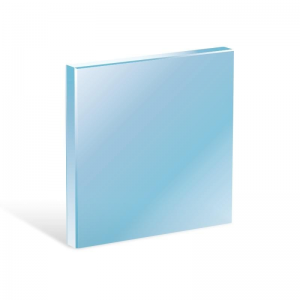 PhotoCrystal - Laminated Photo Glass Square Sepia – Ready-to-Mount with Adhesive Backing